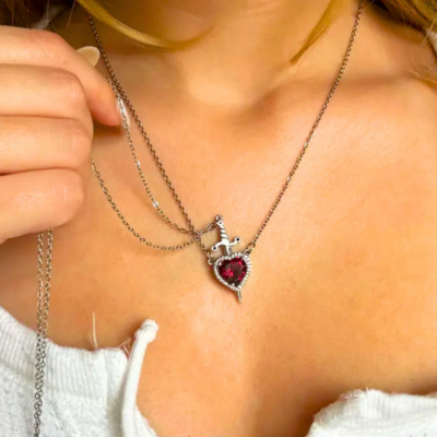 Espada Imperial ⚔️ & Corazón Eterno ❤️ – Regalo Perfecto para Parejas
