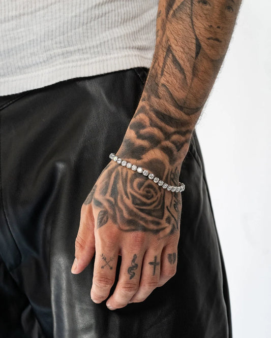 🔥Pulsera de tenis de plata™ - se distinto al resto🥵