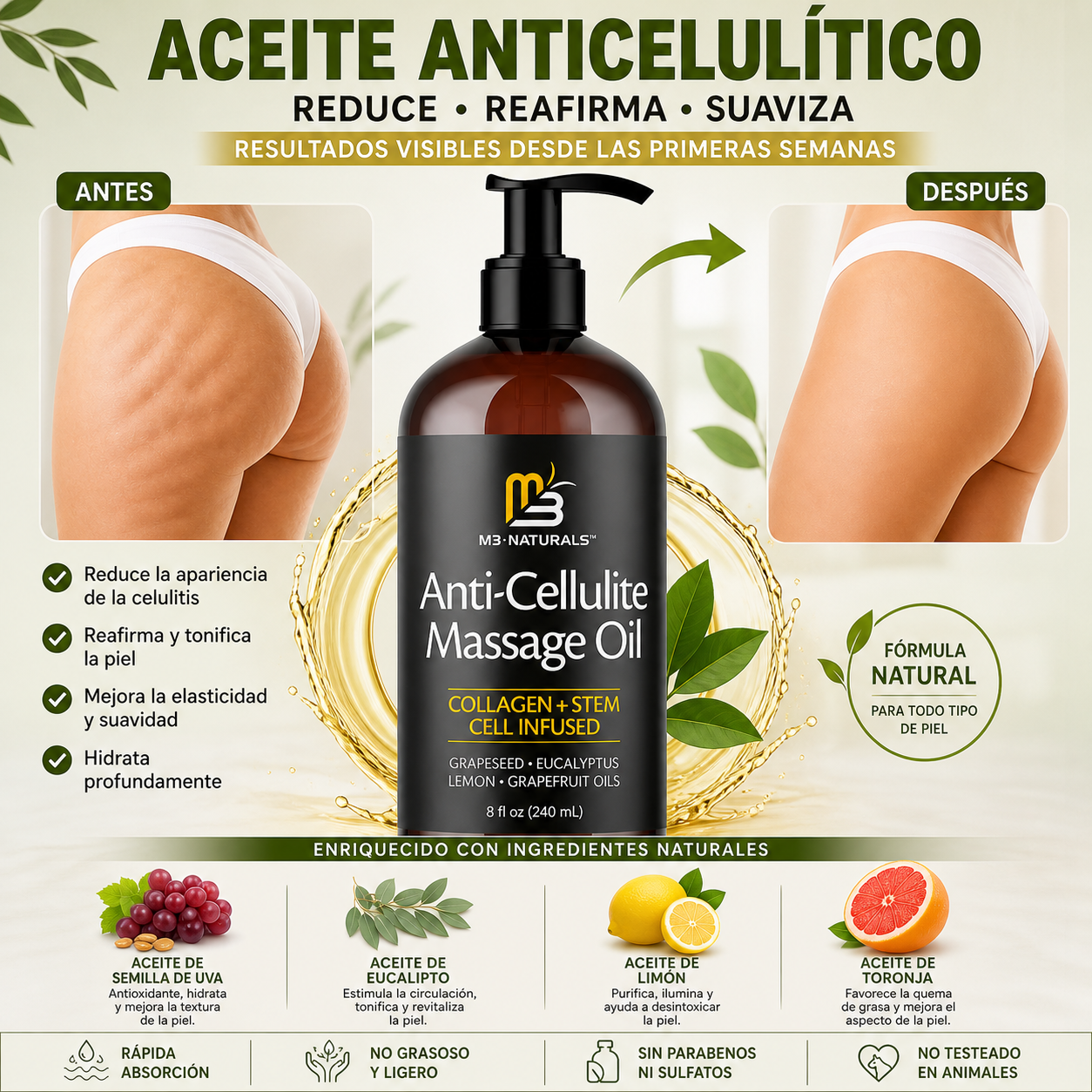 Dile adiós a la celulitis sin tratamientos costosos